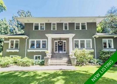 Shaughnessy House/Single Family for sale:  7 bedroom 4,585 sq.ft. (Listed 2023-07-22)
